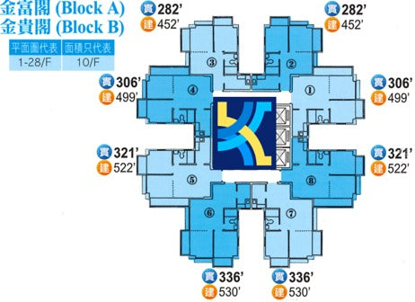 Floor Plan 金獅花園 二期
