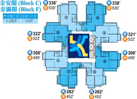 Floor Plan 金獅花園 二期