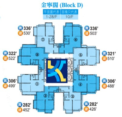 Floor Plan 金獅花園 二期