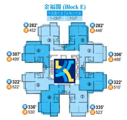Floor Plan 金獅花園 二期