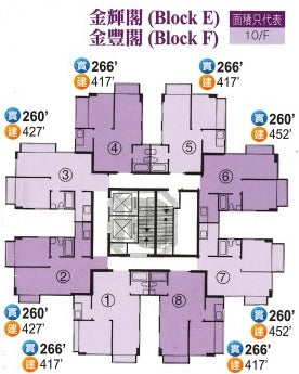 Floor Plan 金獅花園 一期